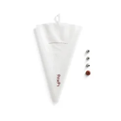 Poche à douille réutilisable avec 3 embouts Lékué, Transparent
