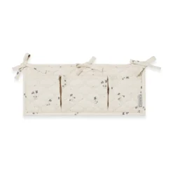 Poche de lit matelassée Viola Satin, 18x43 cm