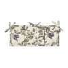 Poche de lit Plum matelassée en satin, 43x18cm