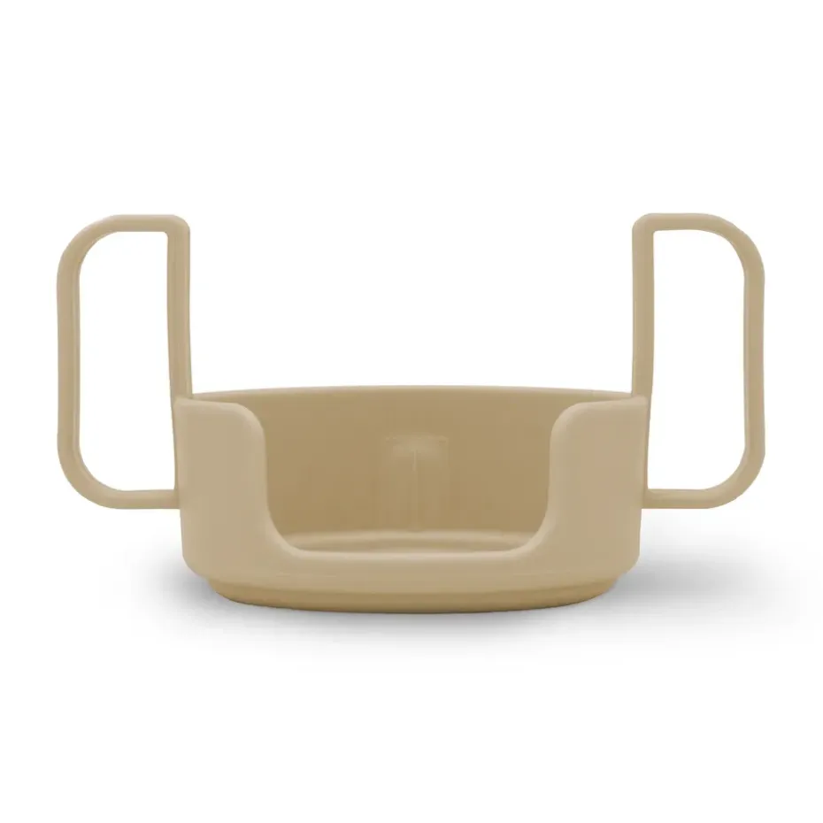 Poignée pour verre en tritan Design Letters, Beige