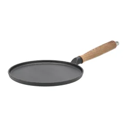 Poêle à crêpes en fonte avec poignée en bois Nordwik, 23 cm