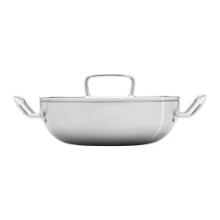 Poêle à frire 3,4 litres Heirol Steely Classic Triply, Acier inoxydable