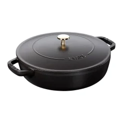 Poêle à frire en fonte Chistera Staub Ø24 cm, Noir