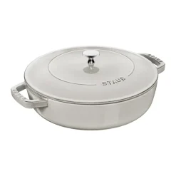 Poêle à frire en fonte Chistera Staub Ø28 cm, White truffle
