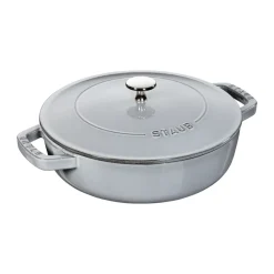 Poêle à frire en fonte Chistera Staub Ø24 cm, Gris graphite