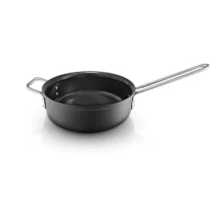 Poêle à traiteur professionnelle Eva Trio Slip-Let 24 cm, Noir
