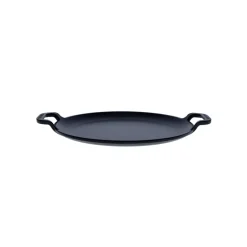 Poêle Comal Victoria à deux poignées pré-assaisonnée, Ø25 cm