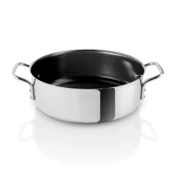 Poêle sauteuse en céramique Eva Trio Stainless Steel Slip-Let, 3,5 l