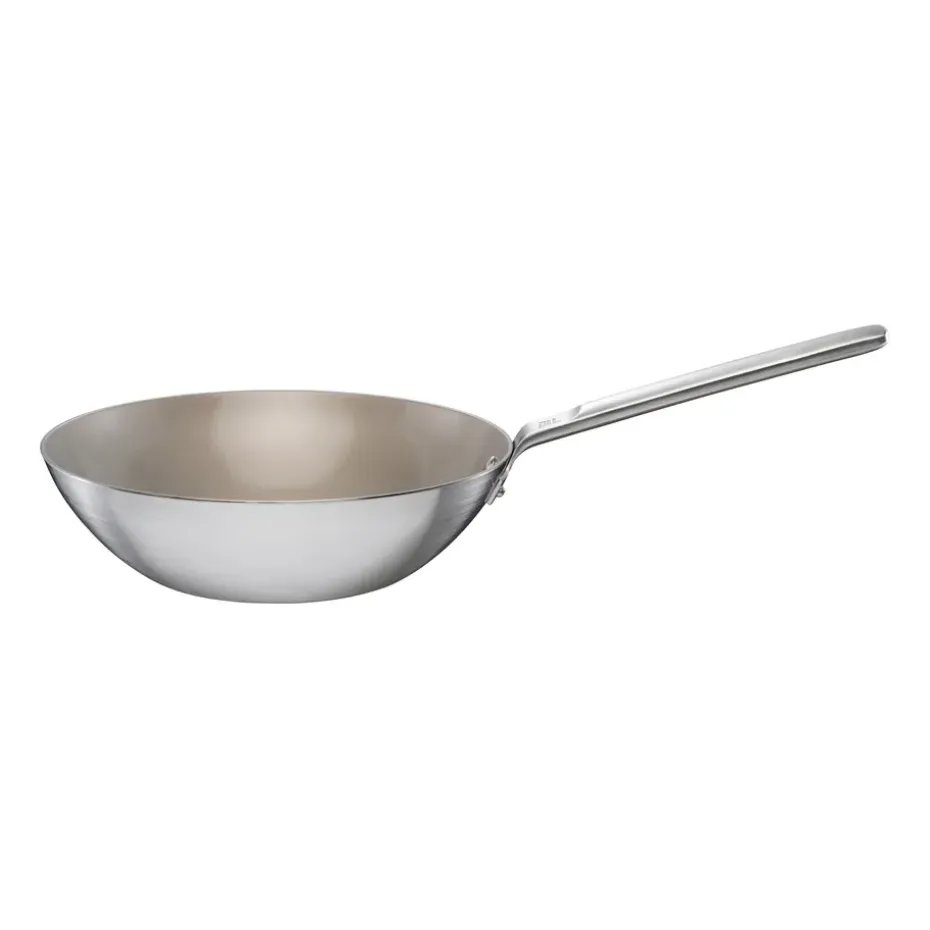 Poêle wok en acier inoxydable Norden Steel 2023, Ø28cm