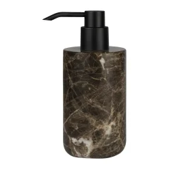 Pompe à savon Marble 17,5 cm, Marron