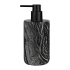 Pompe à savon Marble 17,5 cm, Noir-gris
