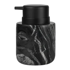 Pompe à savon Marble 12,5 cm, Noir-gris