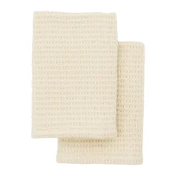 Éponge Meraki 30x30 cm 2 pièces, Beige