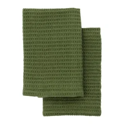 Éponge Meraki 30x30 cm 2 pièces, Vert