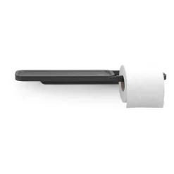 Porte rouleau papier toilette avec étagère MindSet, Mineral Infinite Grey