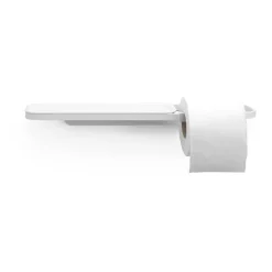 Porte rouleau papier toilette avec étagère MindSet, Mineral Fresh White