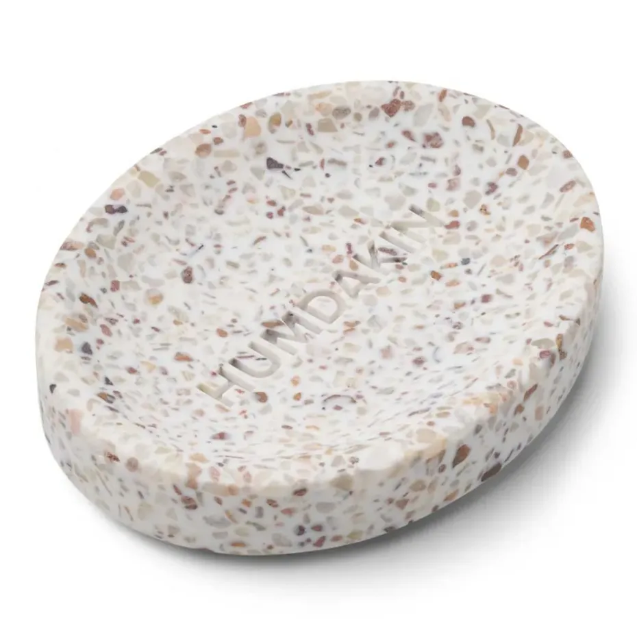 Porte savon Humdakin Terrazzo 10x13 cm, White-brown
