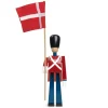 Porte-drapeau avec drapeau en tissu Kay Bojesen, 29,5 cm