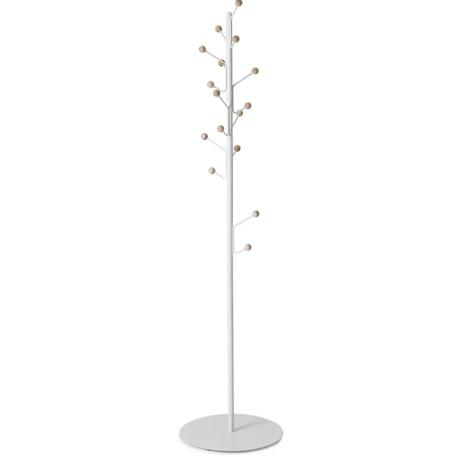Porte-manteau Bill Floor, Blanc