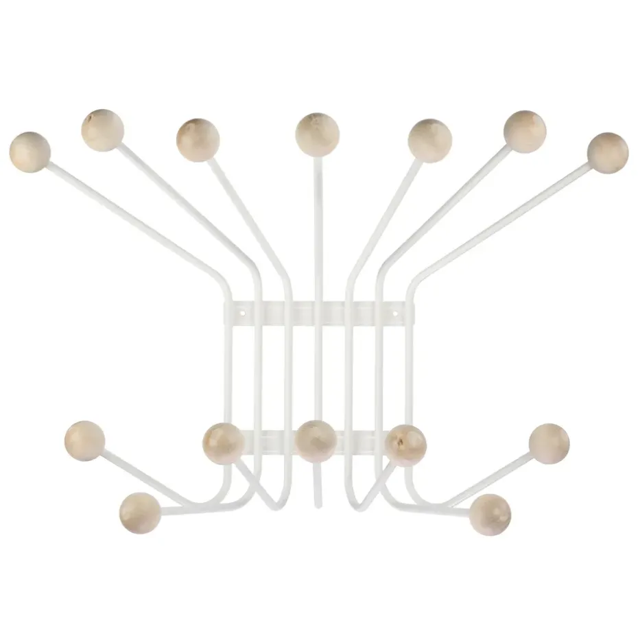 Porte-manteau Bill L, blanc