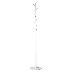 Porte-manteau Sticks - sur pied, blanc-blanc