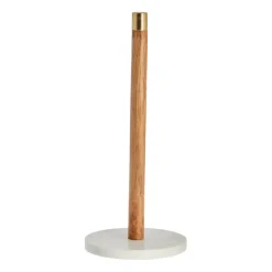 Porte-papier Elisse Ø14,5 cm, Blanc-naturel