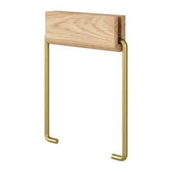 Porte-papier toilette Moebe, Chêne-laiton