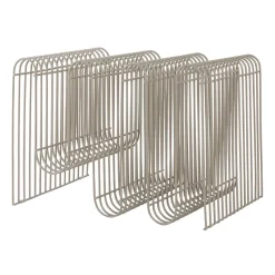 Porte-revues Curva, Taupe
