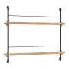 Porte-revues Moebe, Oak-black
