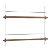 Porte-revues Moebe, Smoked oak-white