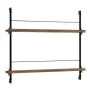 Porte-revues Moebe, Smoked oak-black