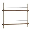Porte-revues Moebe, Smoked oak-grey