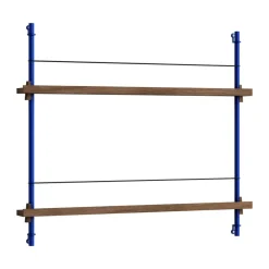 Porte-revues Moebe, Smoked oak-blue