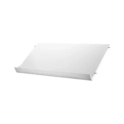 Porte-revues String bois, blanc, 78x30 cm