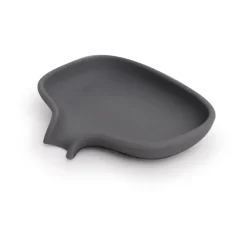 Porte-savon Soap Saver Flow avec bec d’écoulement small, Gris graphite