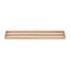 Porte-serviette double Andersen 73,5 cm, Lacquered oak