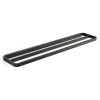 Porte-serviette double RIM 12x70 cm, Black
