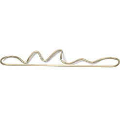 Porte-serviettes Curvature, Laiton