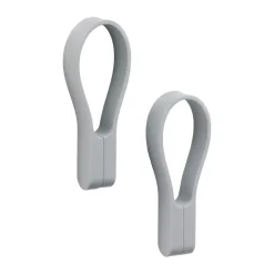 Porte-serviettes magnétique Loop, Lot de 2, Gull grey