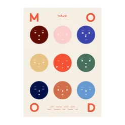 Poster 9 Moods, 50x70 cm