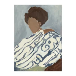 Poster Blue Curls, 30x40 cm