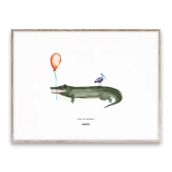Poster Coco the Crocodile, 30x40 cm