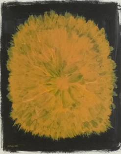 Poster Dandelion 40x50 cm, Jaune-noir