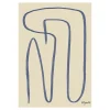 Poster Different Ways bleu, 50x70 cm