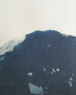 Poster Dyeforindigo ocean 2 40x50 cm, Bleu-blanc