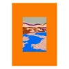 Poster Orange Landscape, 50x70 cm