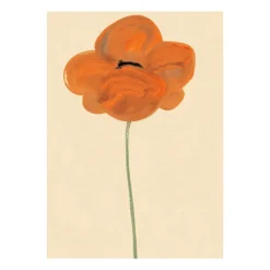 Poster Orange Vallmo, 30x40 cm