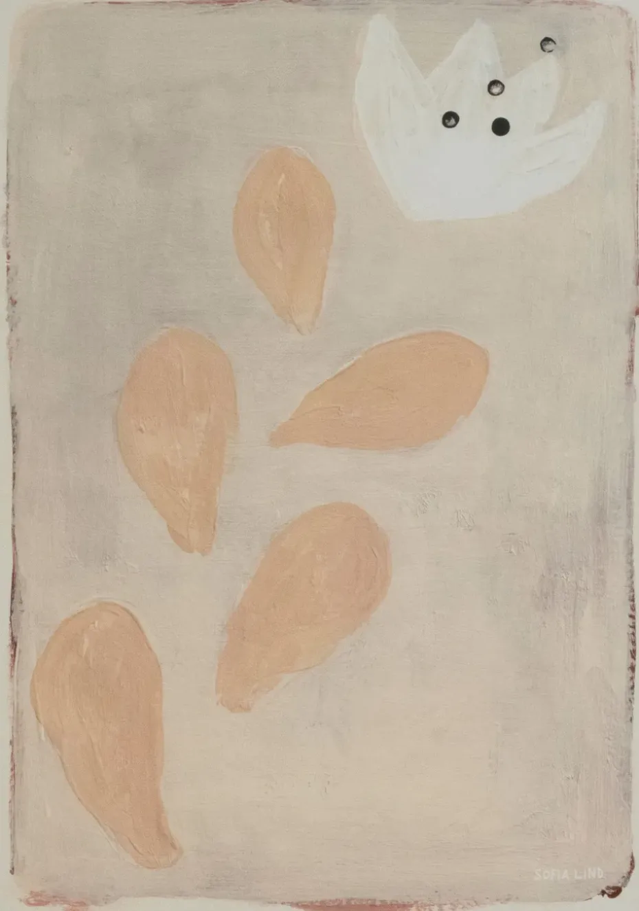 Poster Stone Crop 50x70 cm, Pink-nude