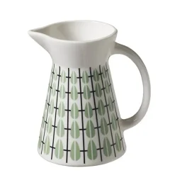 Pot à lait Olivia, blanc-citron vert
