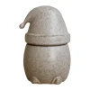 Pot avec couvercle Eating Santa Petit, Beige